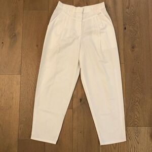 Cherokee Vintage high waisted summer white pants